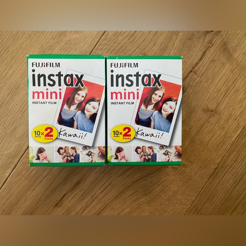 NWT Instax mini film 2 packs color 40 total